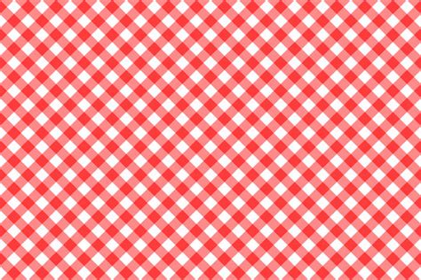 Red And White Checkered Background