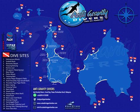 Dive Sites around Perhentian Islands Malaysia