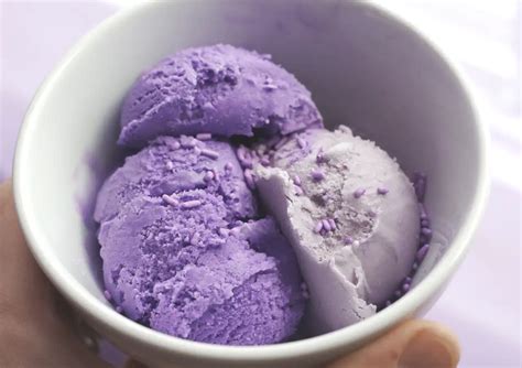 Purple Ice Cream Recipe - MakeBetterFood.com