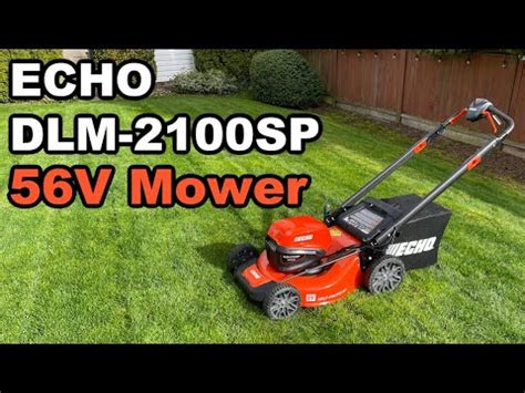 ECHO DLM-2100SP eForce 56 volt Self Propelled 21" Lawn Mower | First In Depth Look & Mow - Mowrs.com