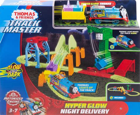 Thomas & Friends Trackmaster Hyper Glow Night Delivery Track Set with Hyper Glow Thomas ...