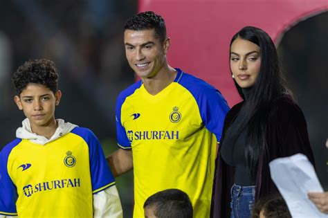 'Supporting the big brother' - Georgina Rodriguez and Mateo Ronaldo ...