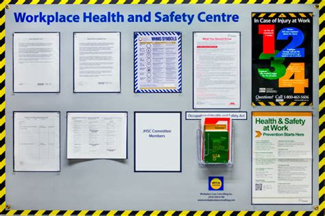 Workplace Health and Safety Posting Board