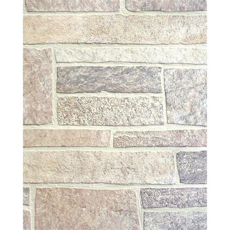 47.75-in x 7.98-ft Embossed Canyon Stone Hardboard Wall Panel at Lowes.com