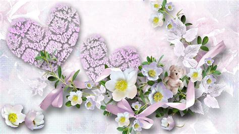 Hearts And Flowers Wallpapers - Wallpaper Cave