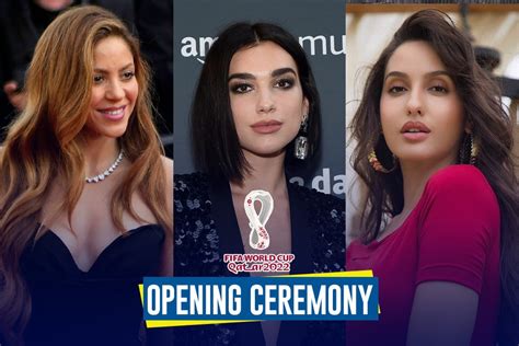 FIFA WM-Eröffnungszeremonie: Nora Fatehi, Shakira, Dua Lipa erstrahlen ...