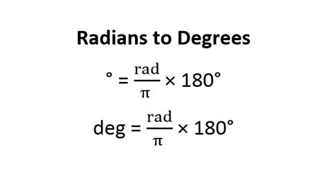 Radians to Degrees – How to Convert Radians to ° | Calculator