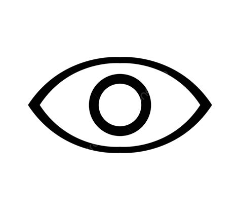 Eye Icon White Emblem Sight Vector, White, Emblem, Sight PNG and Vector with Transparent ...