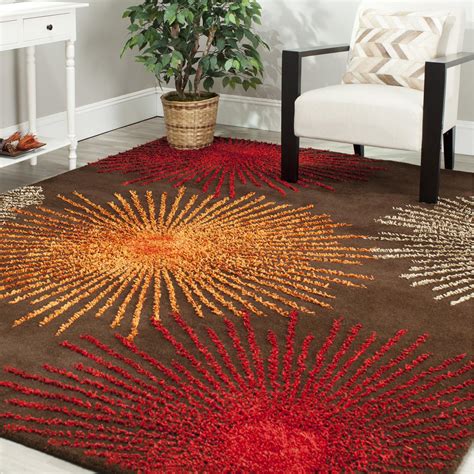 Orange And Brown Area Rug | Best Decor Things