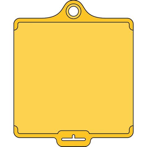 AssetTag Flex Blank' Tag, Yellow (Pack of 50) | RS Industrial Services