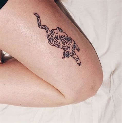 12+ Minimalist Tiger Tattoo Ideas That Will Inspire You To Get Inked ...