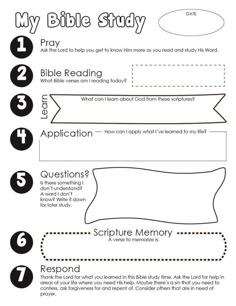 Bible Study Guide For Kids FREE Printable - Wildly Anchored // Faith ...