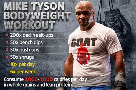 Mike Tyson Workout Routine, Squats And Diet - Fitness Who