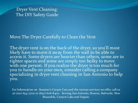Dryer Vent Cleaning: The DIY Safety Guide