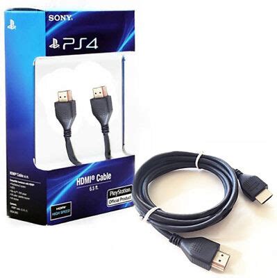 OFFICIAL Playstation 4 PRO HDMI Cable (PS4 PS3 PS5) Genuine SONY 2m NEW ...