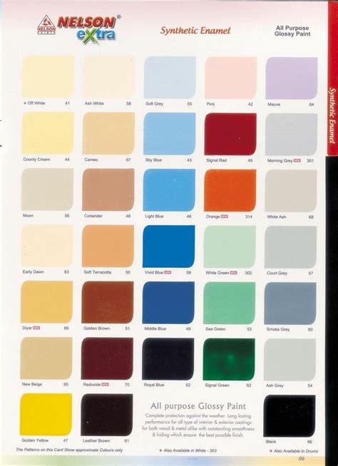 Asian Paints Colour Shades - All Purpose Class Paint