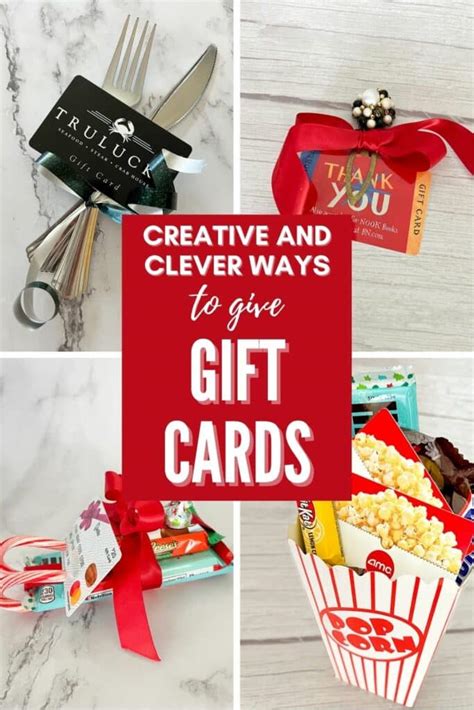 Creative and Fun Ways to Give Gift Cards