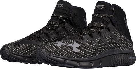 Under Armour Rubber Project Rock Delta Training Shoes in Black/Black ...