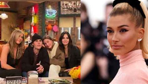 Hailey Bieber shares pictures with 'Friends' cast