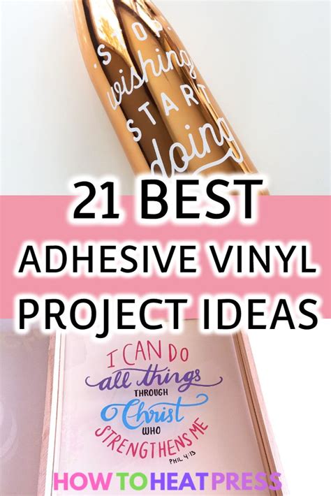 21 Best Adhesive Vinyl Projects - Inspiration For Cricut & Silhouette | Adhesive vinyl projects ...