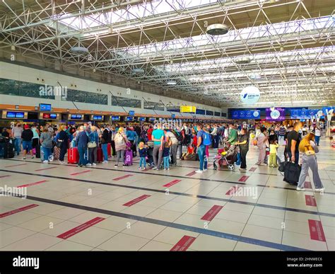 Antalya Airport, an international terminal Stock Photo - Alamy
