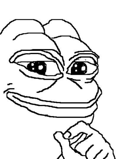 Meme Pepe The Frog Coloring Coloring Pages