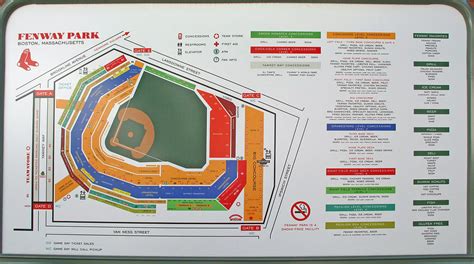 Fenway Park Map Photograph by Barbara McDevitt - Fine Art America