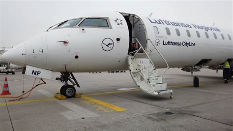 Lufthansa CRJ-900 Business Class FRA-DUS, Trip to Germany - YouTube