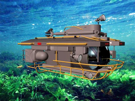 Personal submarine 3D model Download for Free