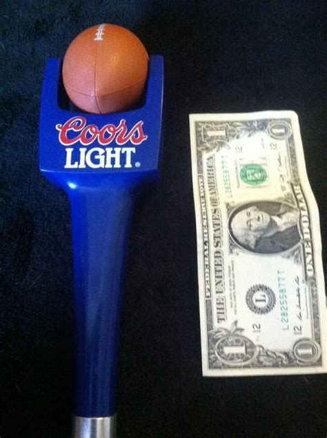 Coors Light Beer Tap---rare---fast Shipping-football | Coors light, Beer tap handles, Beer taps