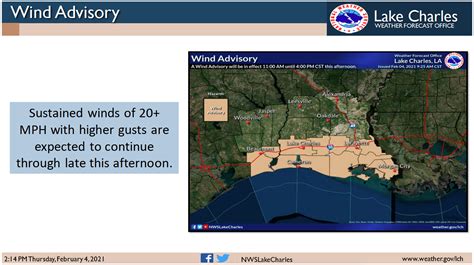 NWS Lake Charles Weekly Weather Update 2.4.21 - Orange Leader | Orange Leader