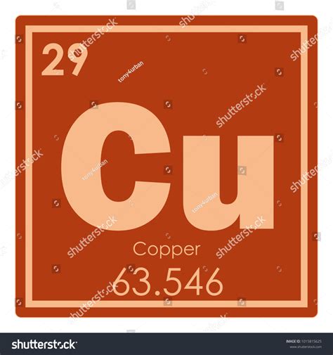 Chemical symbol of copper Images, Stock Photos & Vectors | Shutterstock