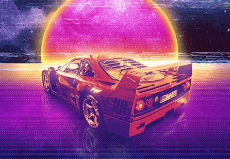 80s Retro Neon Car Wallpapers - Top Free 80s Retro Neon Car Backgrounds - WallpaperAccess