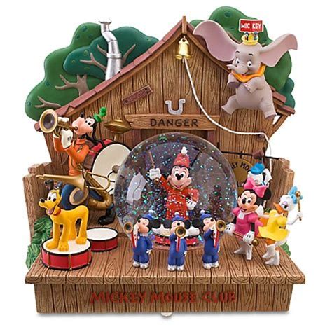 Mickey Mouse Club 55th Anniversary Snowglobe | Disney snowglobes, Snow ...