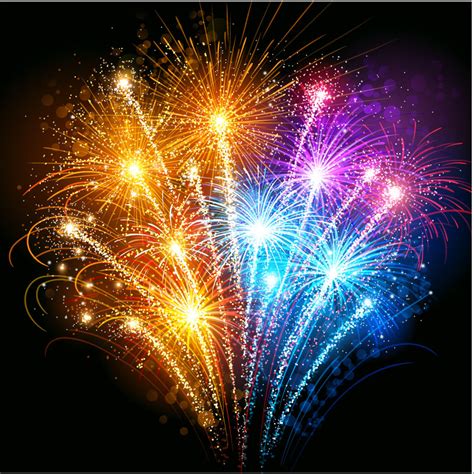 🔥 Download Gorgeous Fireworks Background Vector Graphic by @bradymoreno | Fireworks Wallpapers ...