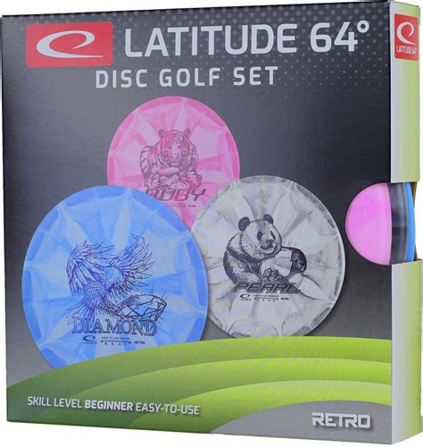 Latitude 64 Beginner Retro Burst Starter Disc Golf Set