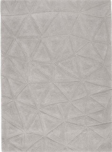 3D Triangles Silver Rug – Love-Rugs