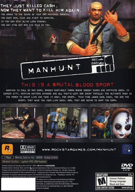 Manhunt by Rocks Star PC Game Full Setup Free Download - Free Downloads