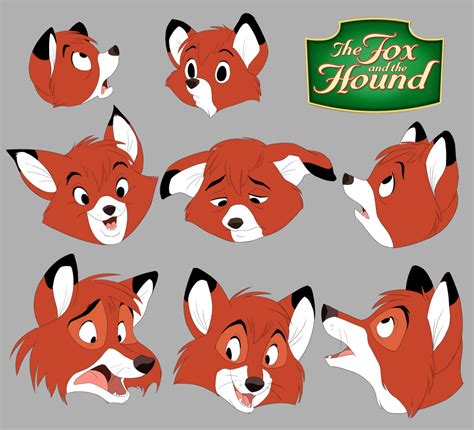 The Fox and the Hound: Tod Headshot by khalamithy.deviantart.com on @deviantART | Foxes