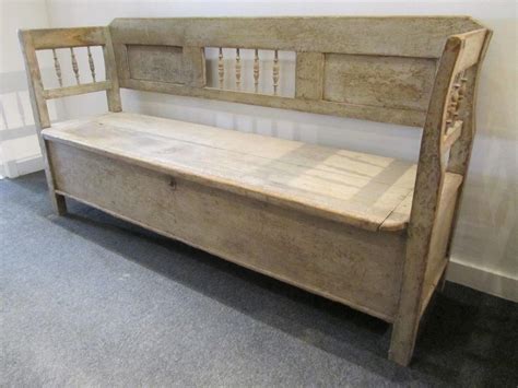 A Scandinavian bench with storage