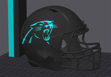 Carolina Panthers Football Helmet Remixed by SmokieMcagee - MakerWorld