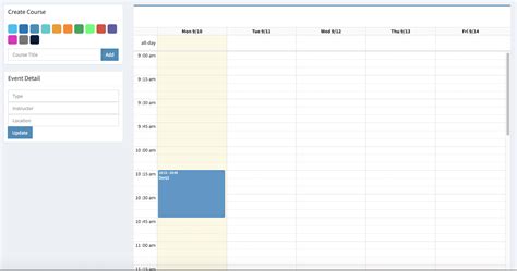 College Schedule Maker - Blog: Schedule Maker Online Printable