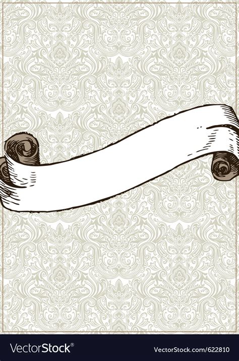 Vintage scroll Royalty Free Vector Image - VectorStock