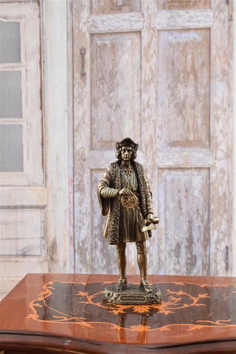 Christopher Columbus Statue Columbus Art Work Discoverer - Etsy