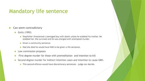 Evaluation of the law of Murder - ppt download