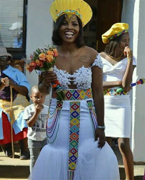 Clipkulture | Ndebele Bride In Beautiful Traditional Wedding Dress and ...