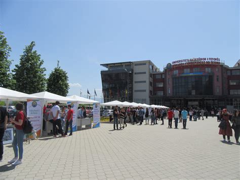 McLauchlan's North Macedonian Musings: State University of Tetovo -- Open Day!