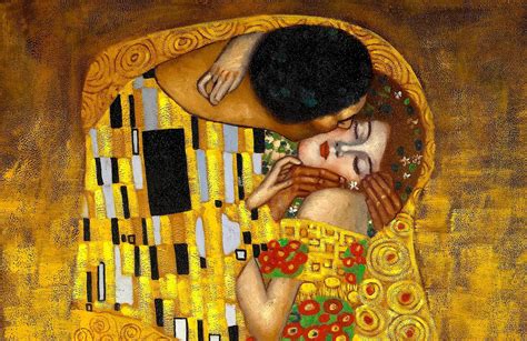 The Kiss' by Gustav Klimt Wallpaper Mural | Hovia | Gustav klimt, Klimt, Art wallpaper