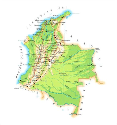 Colômbia | Mapa de colombia, Mapas, Mapas geograficos