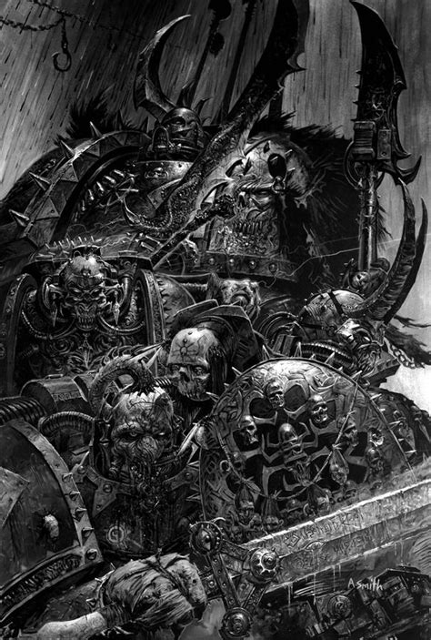 Chaos Space Marines by Adrian Smith : r/ImaginaryWarhammer